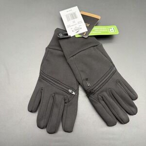 New Igloos Women REPREVE Stretch Fleece Touchscreen Winter Gloves M/L‎ Black